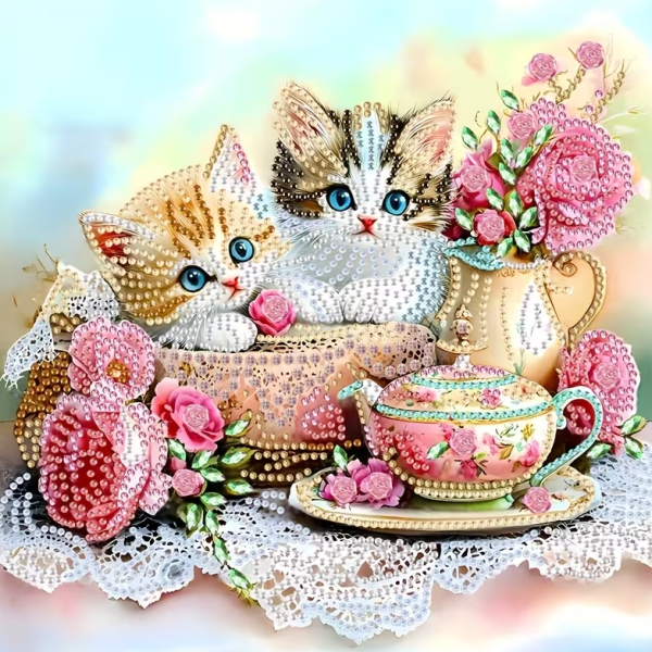 Diamond Painting Katzenbabys
